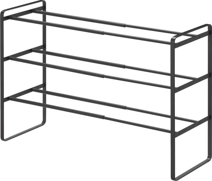 Yamazaki, Nastavitelná police na boty Frame 7556 Shoe Rack 3 | černá