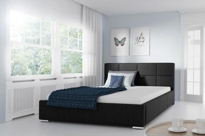 Čalouněná postel Alita, Rozměr postele: 160x200, Barva:: Ikar 9