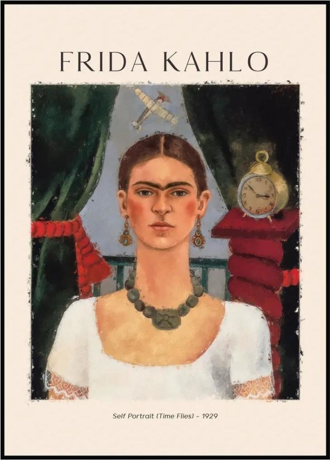Frida Kahlo - Autoportrét 1929 A4 (21 x 29,7 cm)