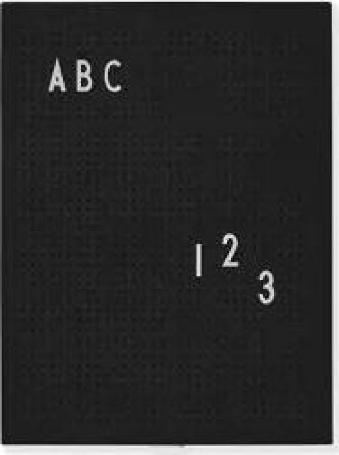 Tabule Message board černá A4 Design Letters