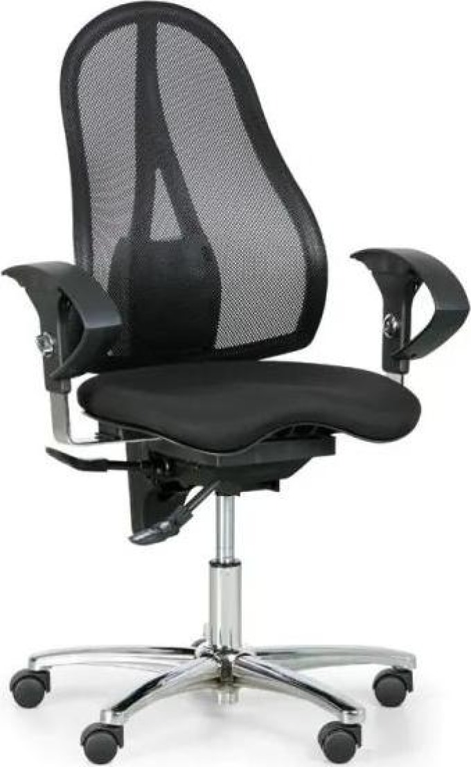 Topstar Zdravotní balanční kancelářská židle EXETER NET, černá