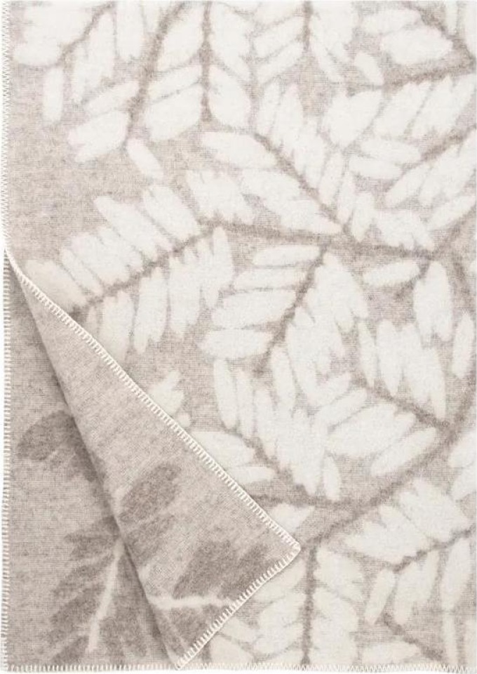Vlněná deka Verso 130x180, béžová