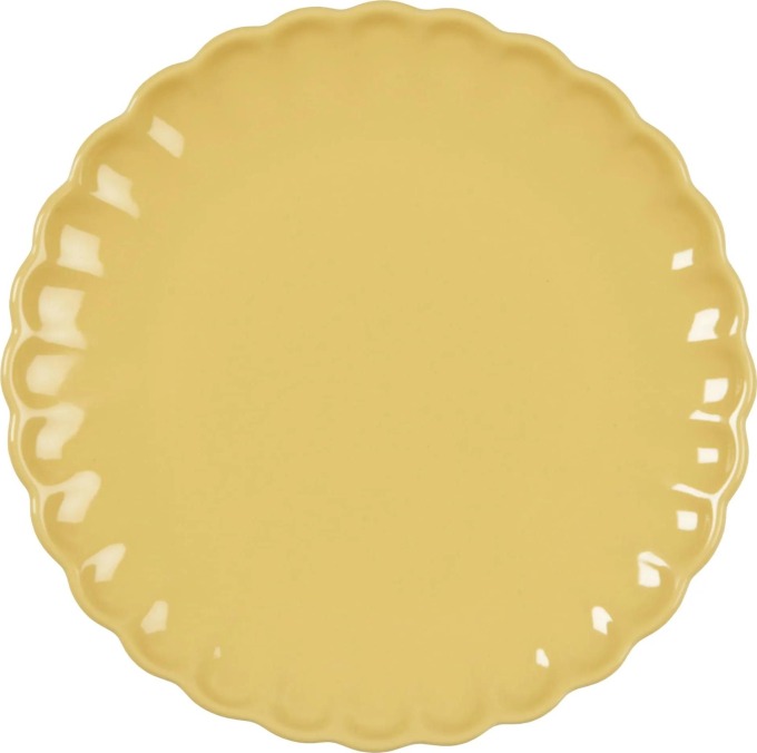 IB LAURSEN Talíř Mynte Lemonade 19,5 cm, žlutá barva, keramika