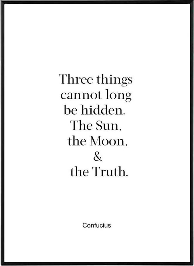 Truth - 30x40 cm Obraz