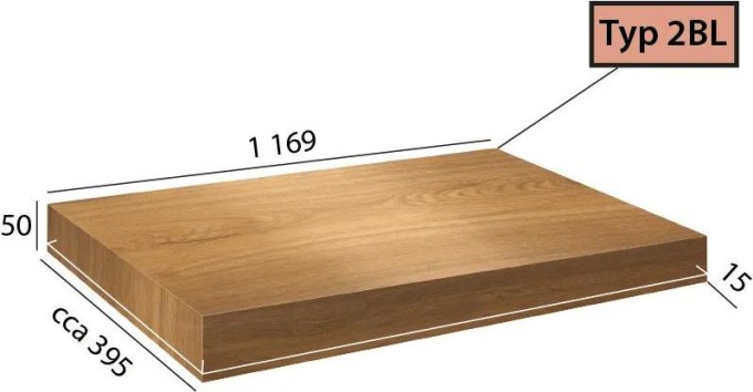 Vinylové schody Ecoline Step 2BL - 9552 Dub medový