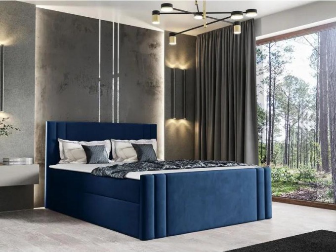 Kontinentální postel Neresko, Rozměr postele: 140x200, Barva:: Amor Velvet 4314