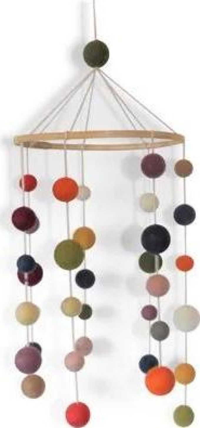 Dětský kolotoč nad postýlku barevné snění