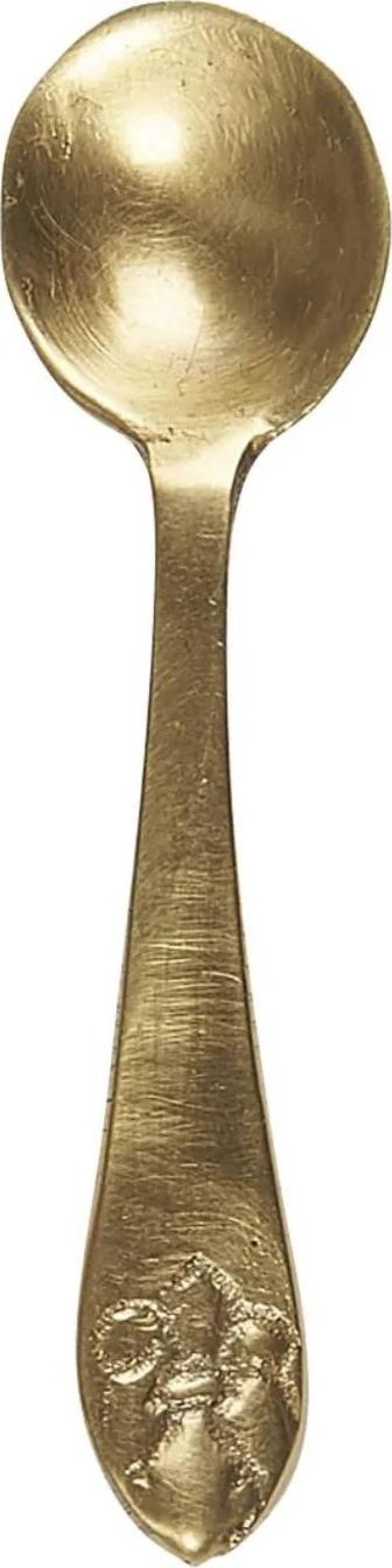 IB LAURSEN Kovová mini lžička Salt Spoon Gold, zlatá barva, kov