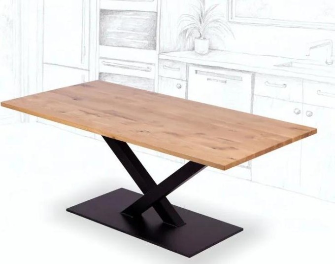 Wooded Jídelní stůl London z masivu DUB 190x90 cm