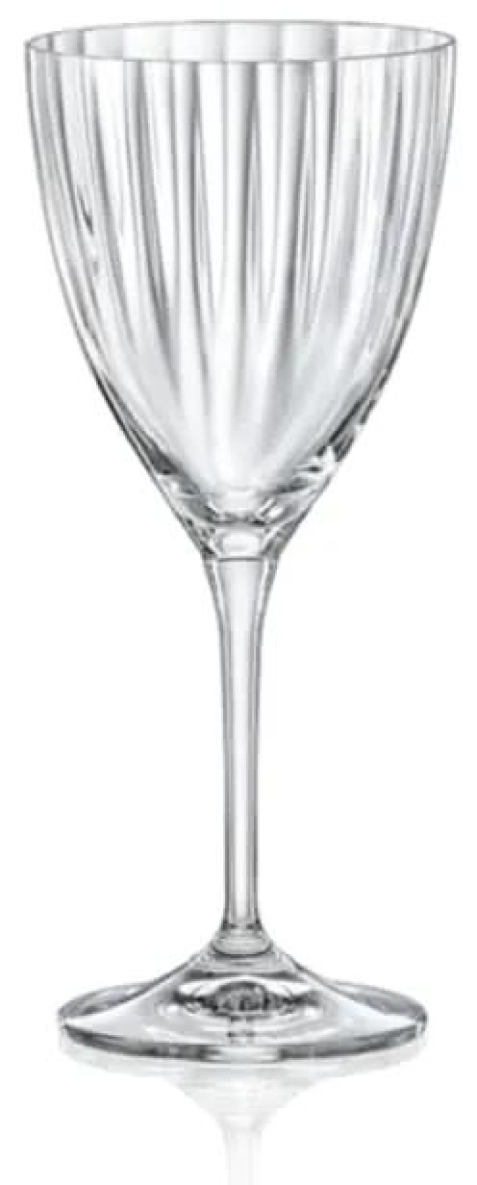 Crystalex - Bohemia Crystal Sklenice na víno Kate Optic 250 ml, 6 ks