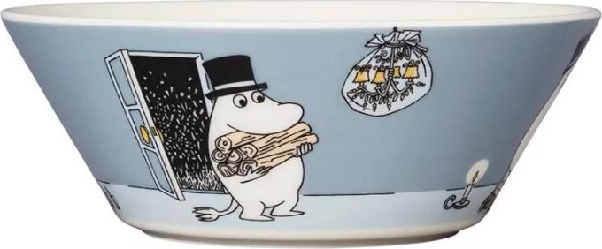 Miska Moominpappa 15cm, šedá