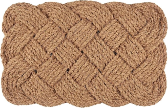 IB LAURSEN Rohožka z kokosového vlákna Ocean Braided, přírodní barva