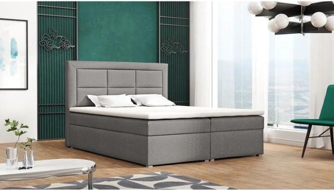 Kontinentální postel Pesto Box, Rozměr postele: 180x200, Potah: Victoria 14 867