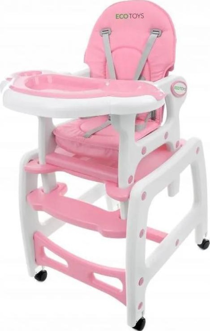 Skvělá funkční jídelní židlička pro děti 3v1 - proměnlivé provedení s možností stolu a houpacího křesla