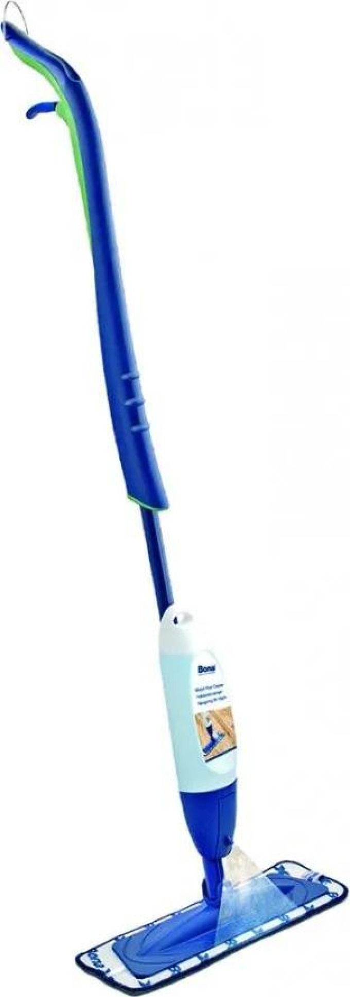 S náplní čisticího prostředku a jednoduchým dávkováním, Bona Spray Mop umožňuje snadné a efektivní čištění podlahy bez kyblíku a hadru