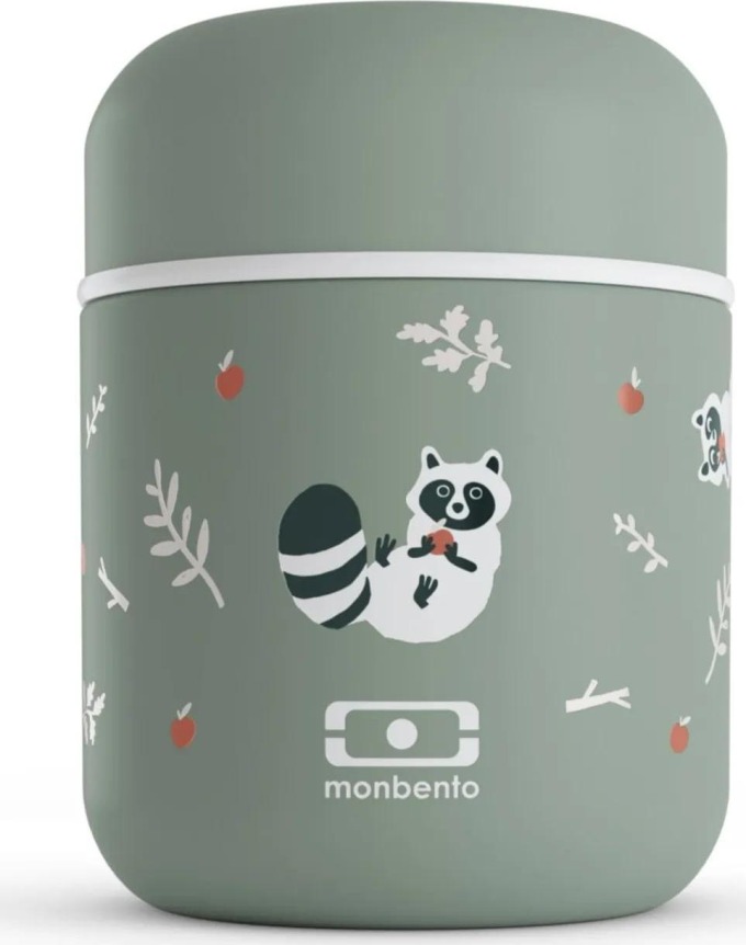 MonBento Termobox na svačinu Capsule Graphic Racoon