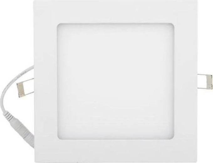 Bílý vestavný LED panel 175x175mm 12W denní bílá - Ekvivalent za 80W žárovku, teplota světla 4100K, výkon 12W, intenzita světla 880 lm, svítí pod úhlem 160°, napájení 230V AC, stupeň ochrany IP20 - vhodné do interiéru