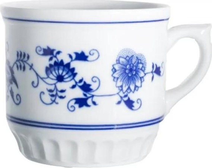 Hrnek selský, Český porcelán Dubí, CIBULÁK, 0,42 l