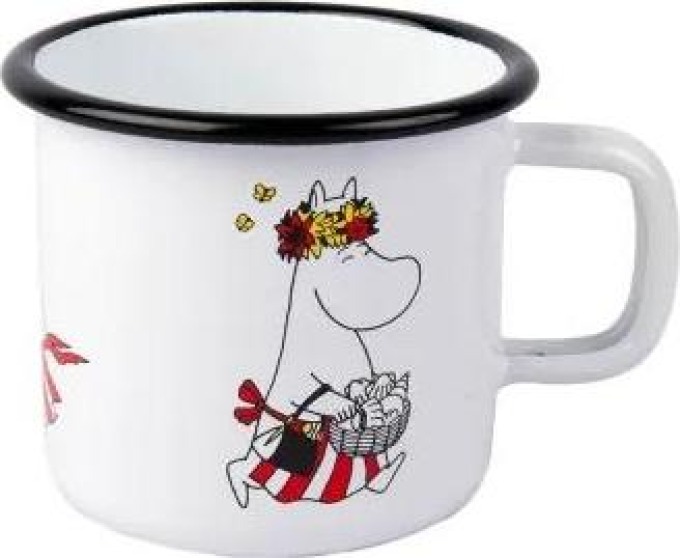 Smaltovaný plecháček Moomin Mamma 3,7 dl Muurla