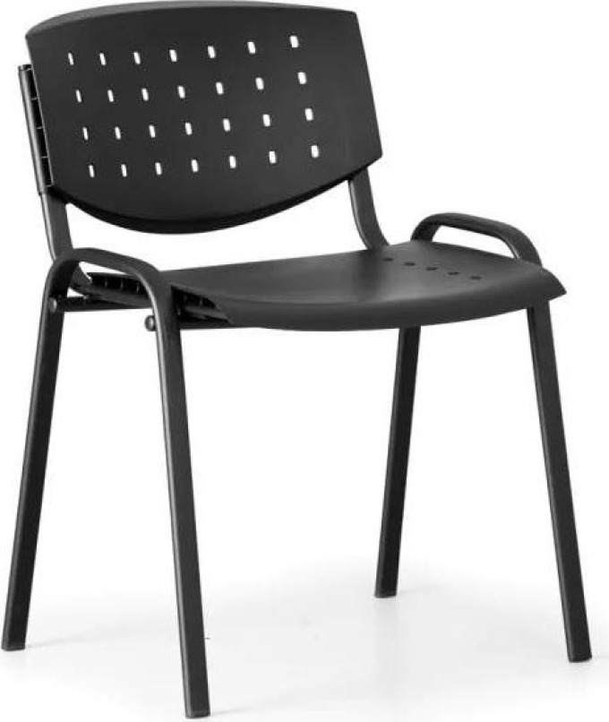 Antares Jednací židle TONY, černá, konstrukce černá