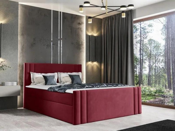 Kontinentální postel Neresko, Rozměr postele: 140x200, Barva:: Amor Velvet 4307
