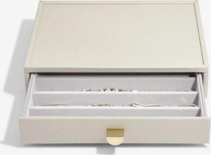 Stackers, Šperkovnice na náhrdelníky Oatmeal Classic Necklace Drawer | krémová 75883