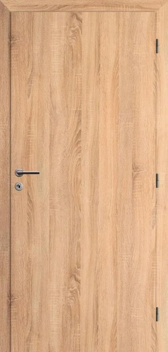 Solodoor Interiérové dveře 60 P, 650 × 1985 mm, fólie, pravé, dub Mystic, plné