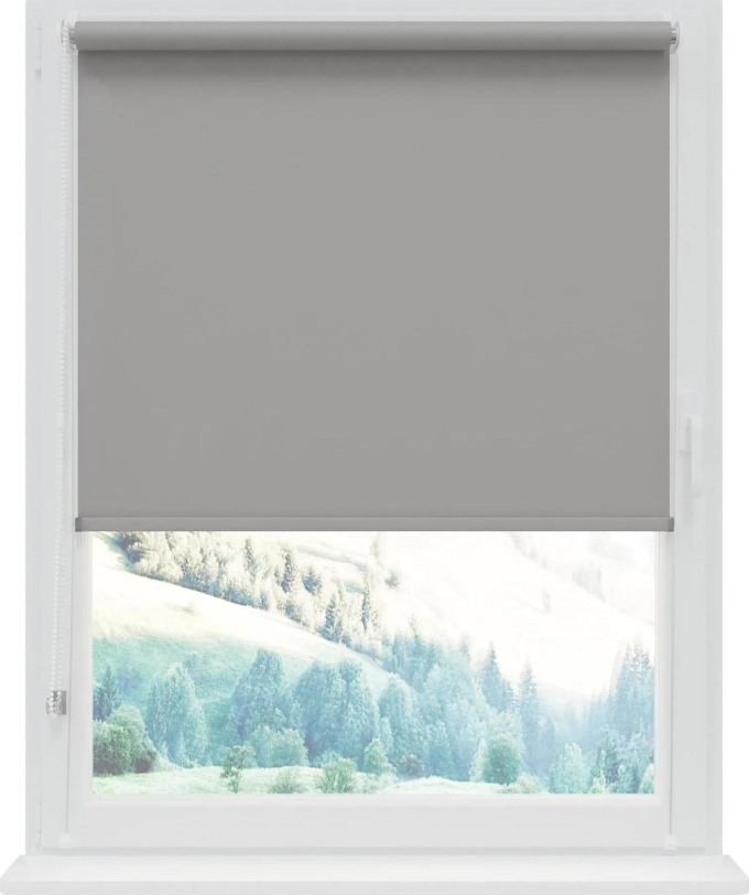 Klasická roleta mini neinvazivní šedá 38x150 cm - Tradiční okenní roleta s bohatostí barev, rychlou montáží a praktickým vedením strun