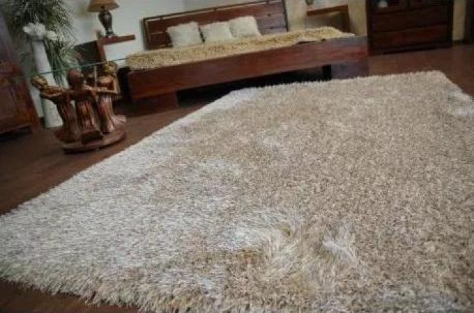 Kusový koberec LOVE SHAGGY model 93600 béžový velikost-80x150_cm krásné koberce cz