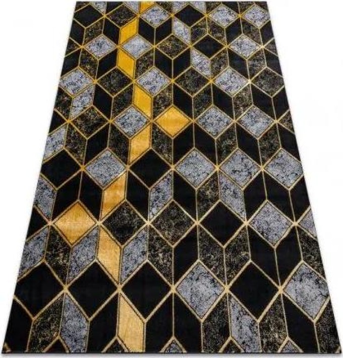 koberec GLOSS moderni 400B 86 stylový, glamour, art deco, 3D velikost 70x300 cm | krásné koberce cz