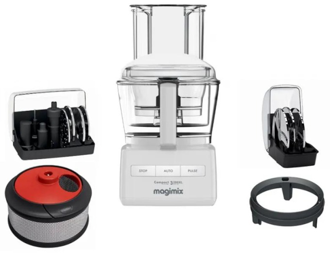 Magimix | ELM18370-4 3200XL kuchynský robot s odšťavovačom | biely