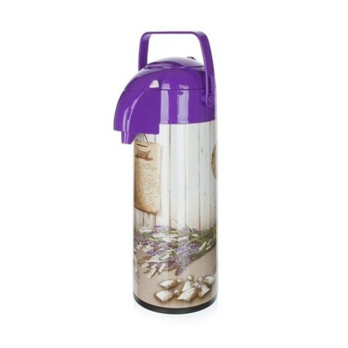 Banquet Termoska s pumpou Culinaria Lavender 1,9 l