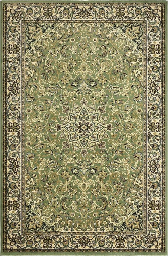 Kusový koberec SOLID s orientálními ornamenty a sytými barvami, vyrobený z polypropylenového vlákna