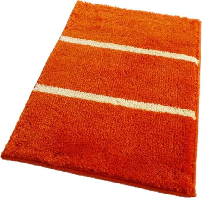 ROUTNER Koupelnová předložka IRSINA Oranžová - Oranžová / 60 x 100 cm