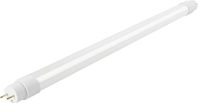 BERGE LED trubice - T8 - 60cm - 9W - PVC - jednostranné napájení - teplá bílá