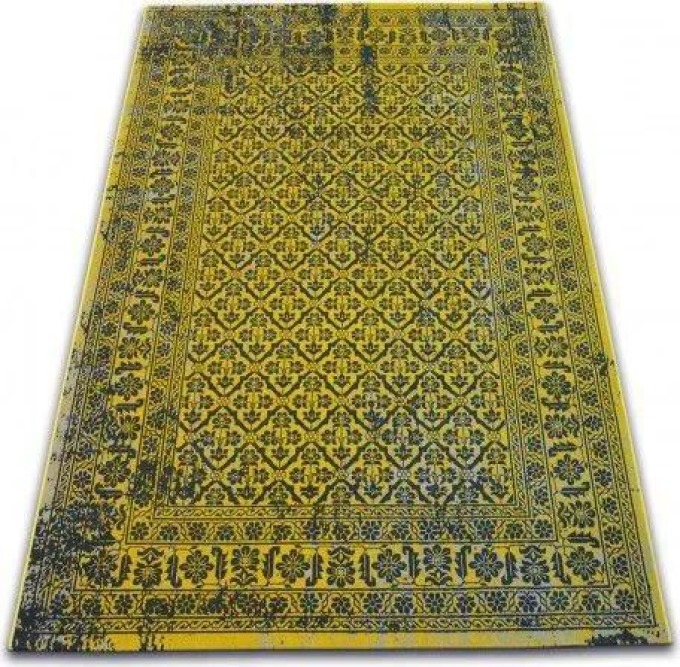 koberec VINTAGE Květiny 22209/025 žlutá velikost 200x290 cm | krásné koberce cz