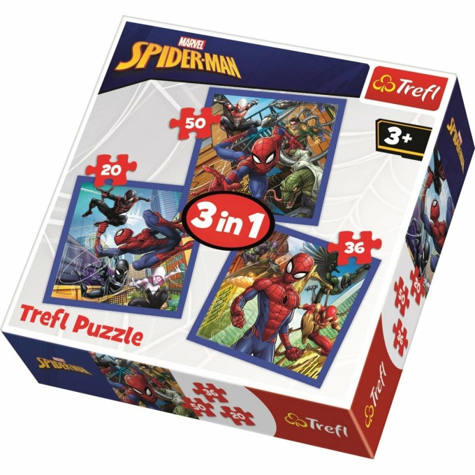 Trefl Puzzle Spiderman, 3v1