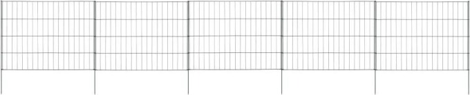 vidaXL Zahradní plot 115 x 79 cm zelený
