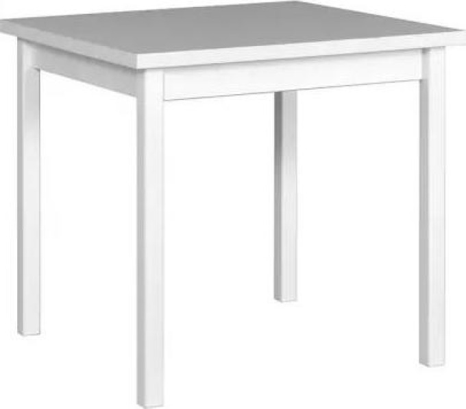 Malý stůl do kuchyně Eliot IX, Barva dřeva: bílá-L