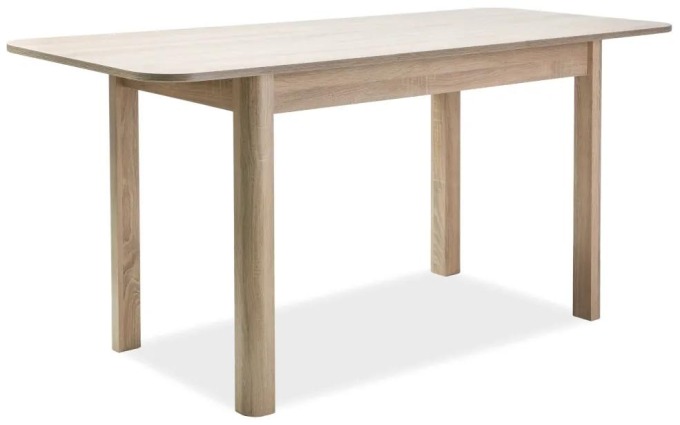 MAXIVA Jídelní stůl rozkládací - DIEGO II, 120/160x68, dub sonoma