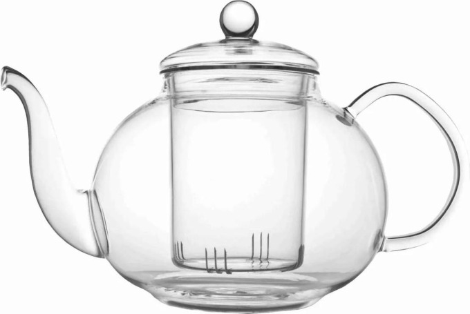 Bredemeijer Skleněná konvička na čaj Verona 1,0L, jednostěnná