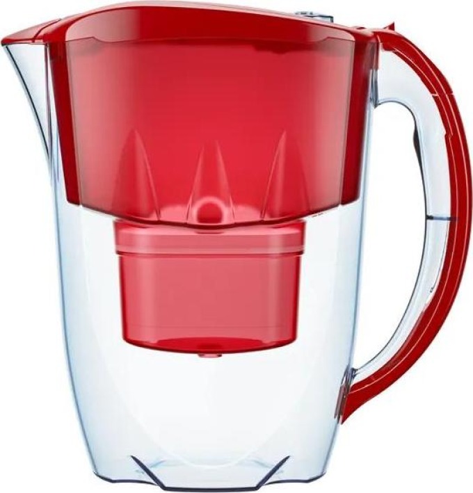 Filtrační konvice Aquaphor Jasper (červená) - Všestranný pomocník do kuchyně s účinnou filtrací vody