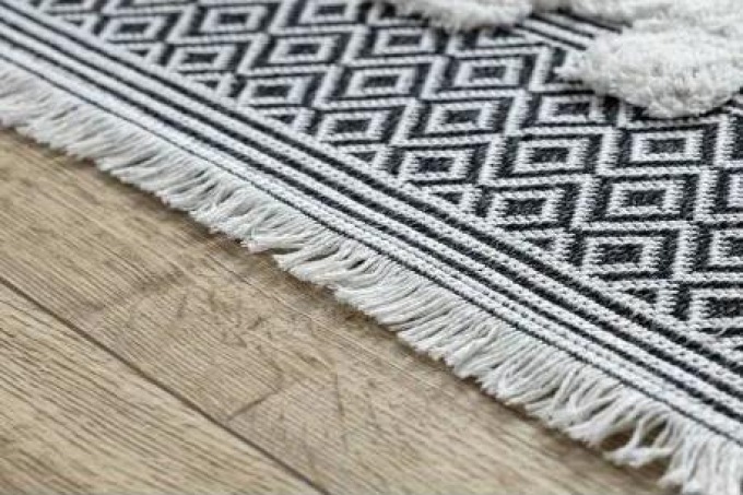 koberec ECO SISAL BOHO MOROC Geometrický 22321 střapce - dvě úrovně r velikost-117x170_cm krásné koberce cz