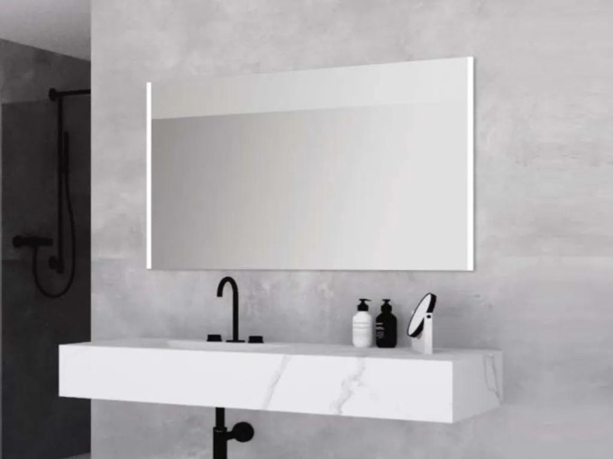 MAXIVA Koupelnové zrcadlo - SP2, 80x65 cm, LED osvětlení