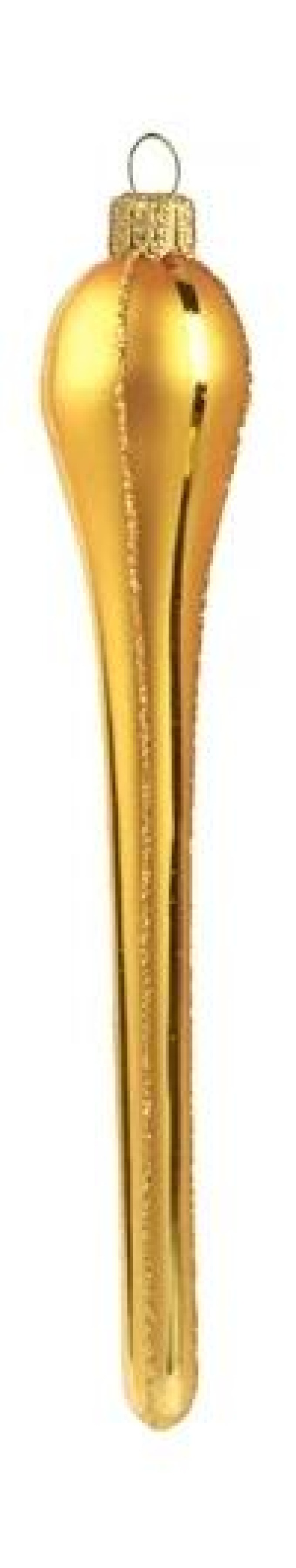 Vánoční rampouch zlatý dekor