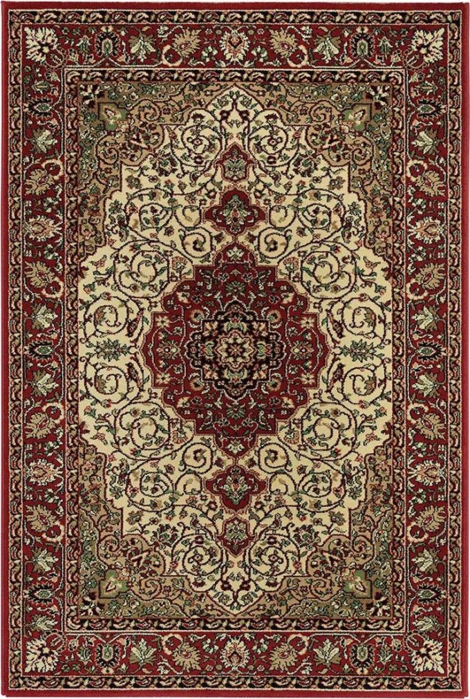 Koberce Breno Kusový koberec SOLID 60/CAC, Červená, Vícebarevné, 133 x 200 cm