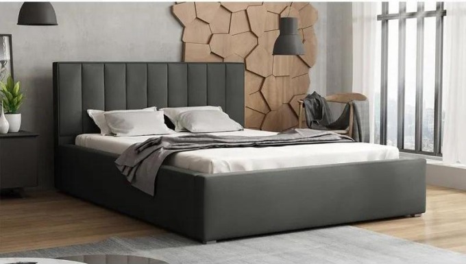 Čalouněná postel s rolovatelným roštem Sonden, Rozměr postele: 180x200, Potah: Victoria 14 868