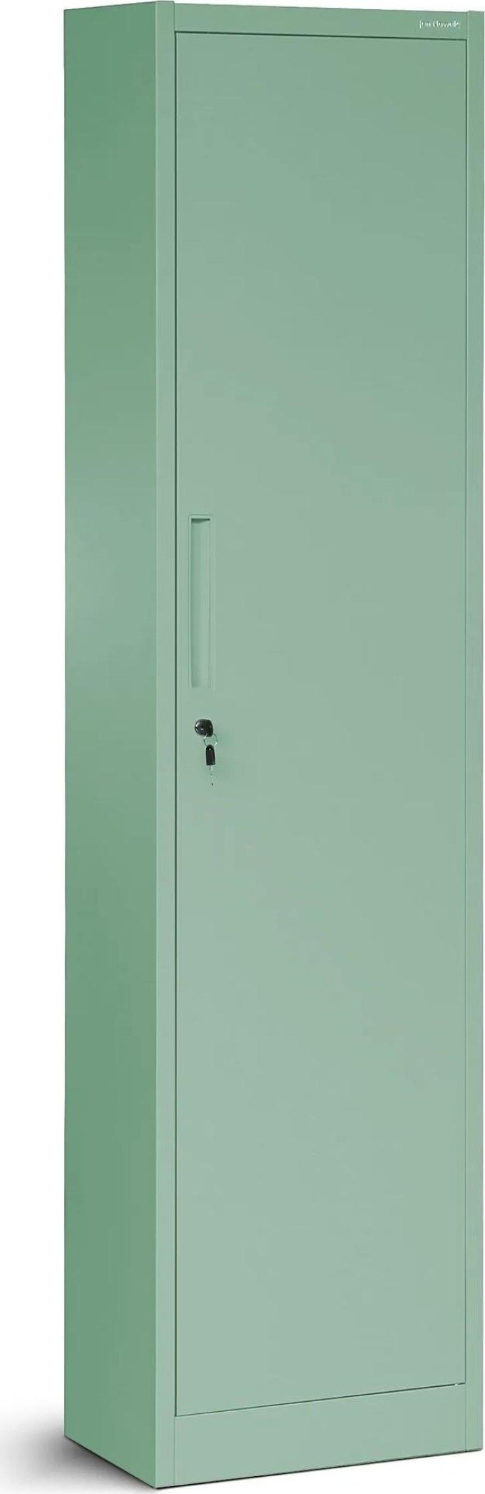JAN NOWAK Vysoká kancelářská skříň ALEX, 450 x 850 x 400 mm, Fresh Style: pastelově zelená