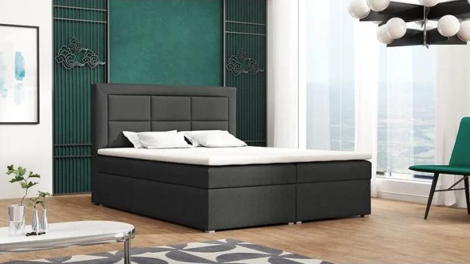 Kontinentální postel Pesto Box, Rozměr postele: 180x200, Potah: Victoria 14 868