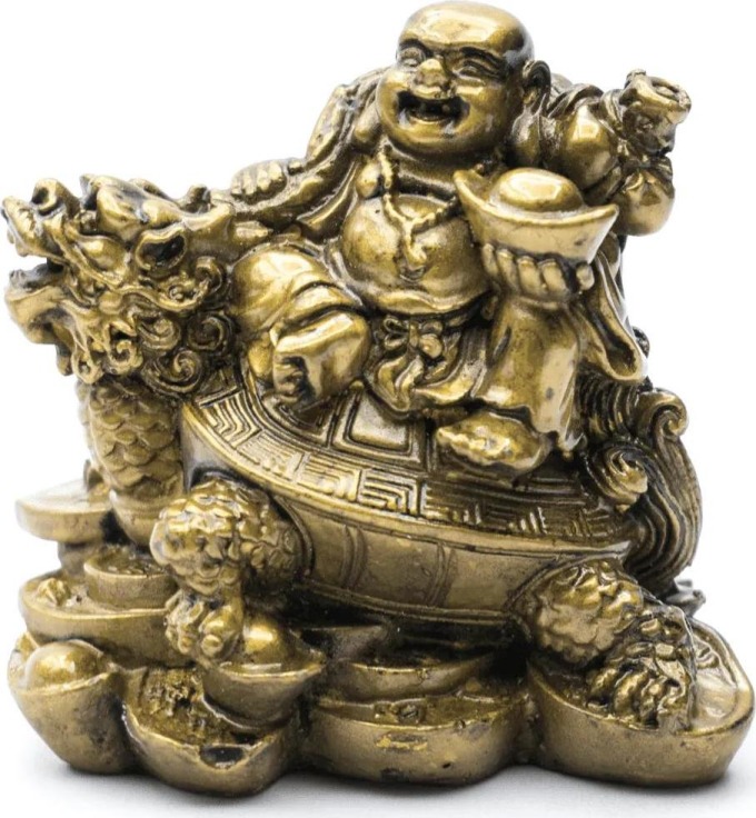 Milujeme Kameny Buddha na dračí želvě - soška Feng shui